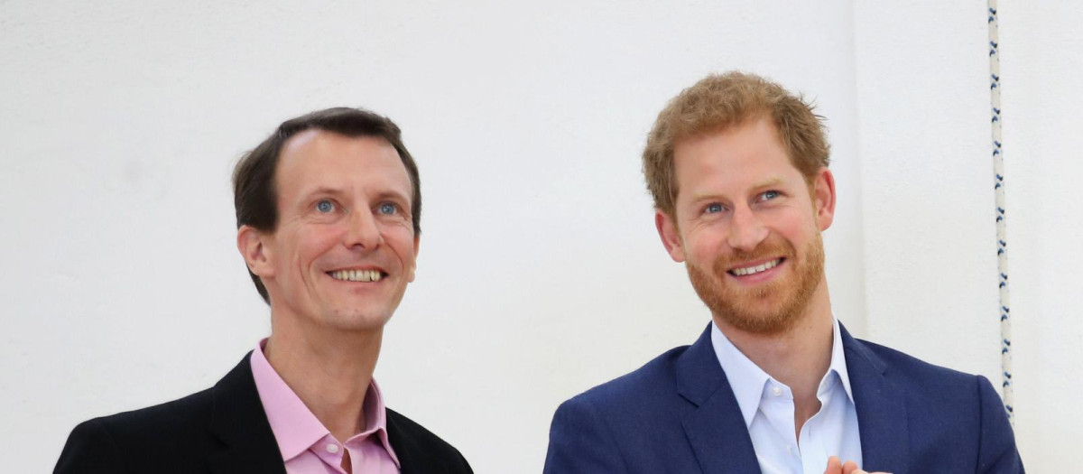 Prince Harry and Prince Joaquín de Dinamarca