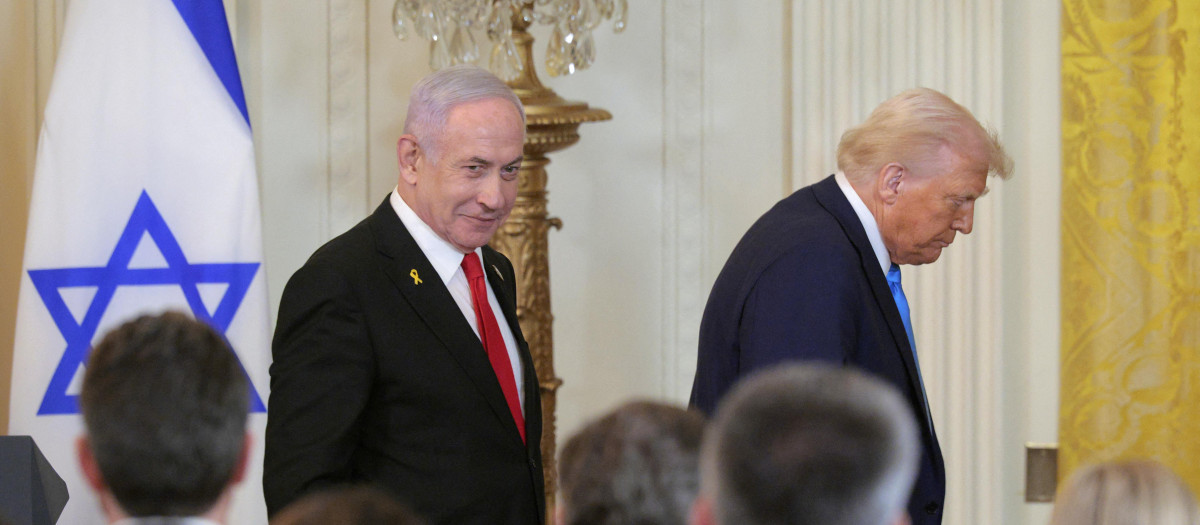 Las declaraciones de Trump tuvieron lugar durante una rueda de prensa celebrada en Washington junto al primer ministro israelí, Benjamín Netanyahu