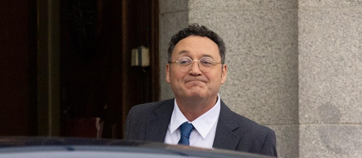 El fiscal general del Estado, Álvaro García Ortiz, a su llegada al Tribunal Supremo