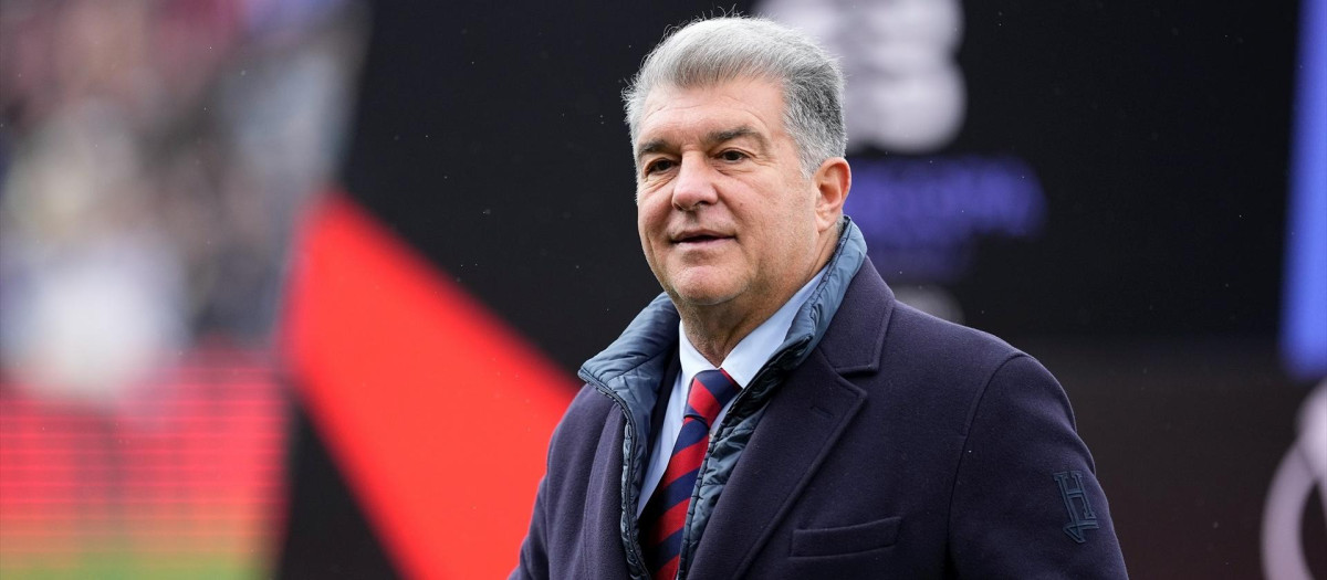 Joan Laporta, presidente del FC Barcelona