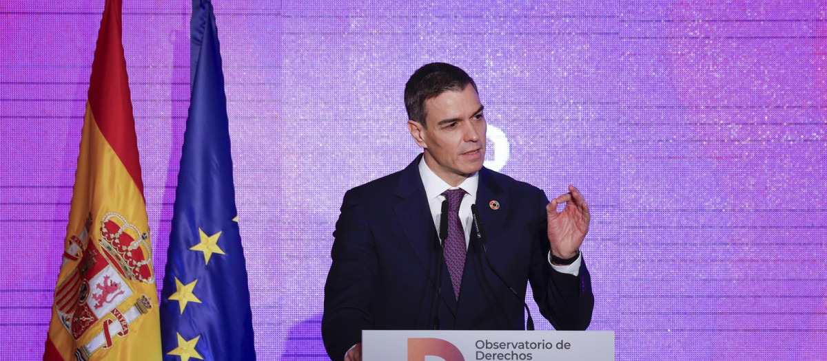 El presidente del Gobierno, Pedro Sánchez