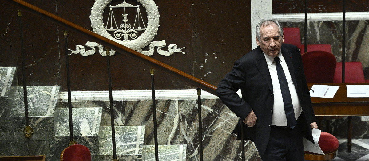 François Bayrou este miércoles en la Asamblea Nacional