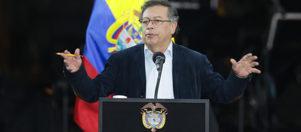 El presidente de Colombia, Gustavo Petro