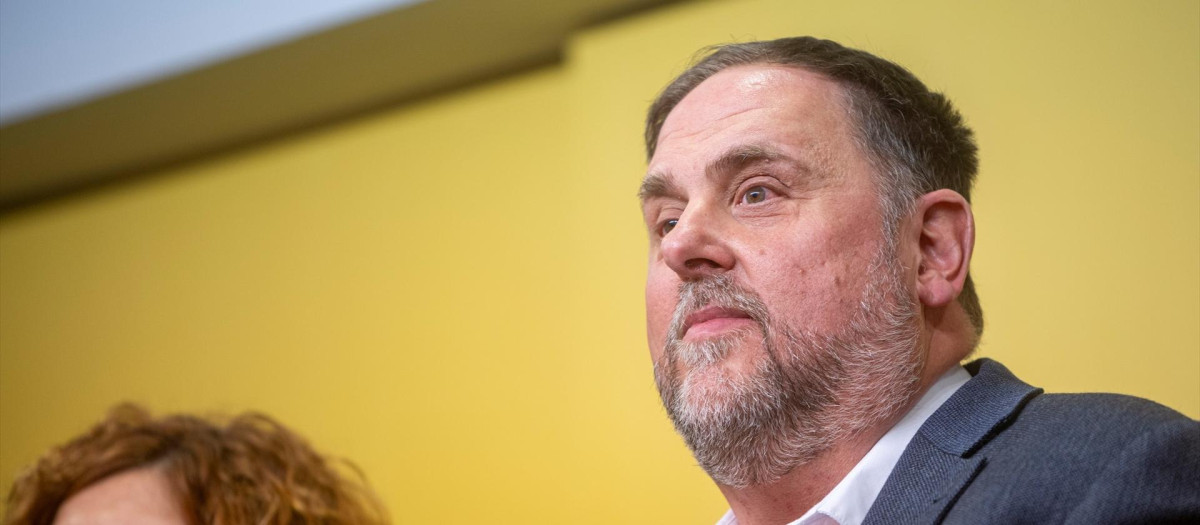 El presidente de ERC, Oriol Junqueras