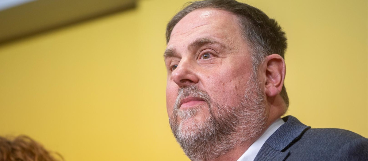 El presidente de ERC, Oriol Junqueras