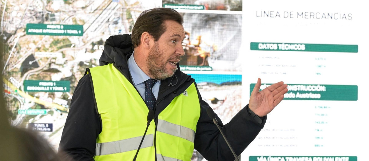 El ministro de Transportes y Movilidad Sostenible, Óscar Puente