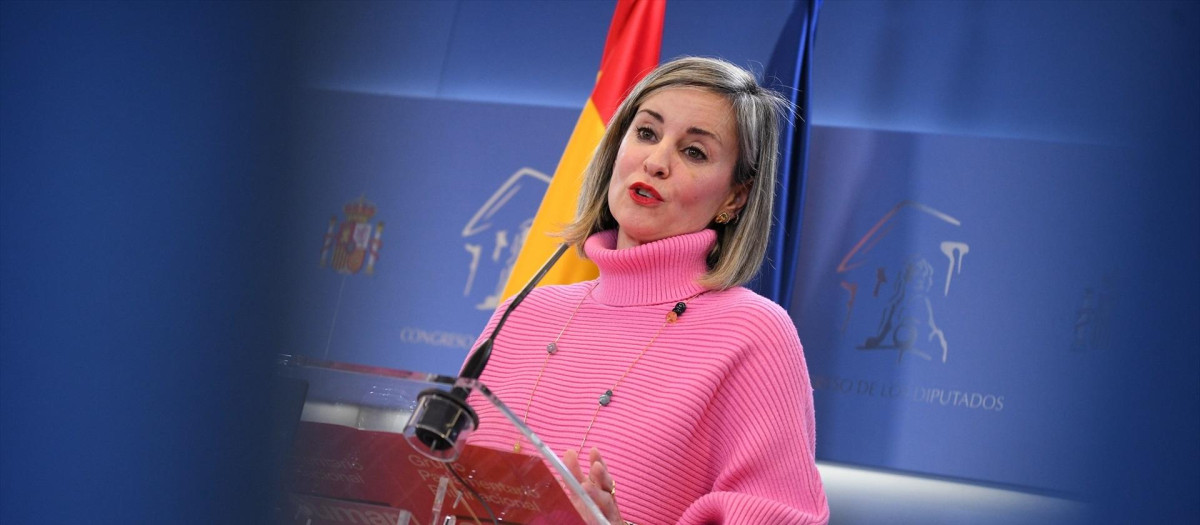 La portavoz de Sumar en el Congreso, Verónica Martínez Barbero.