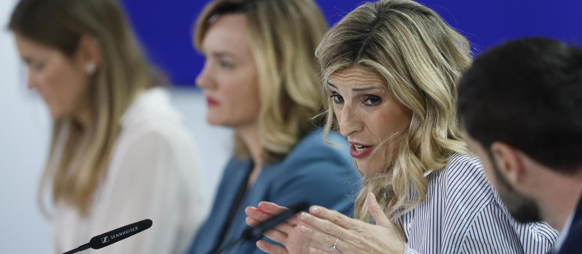La ministra de Trabajo y vicepresidenta segunda del Gobierno, Yolanda Díaz.