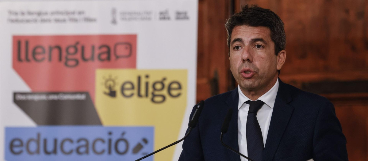 El presidente de la Generalitat Valenciana, Carlos Mazón, esta semana