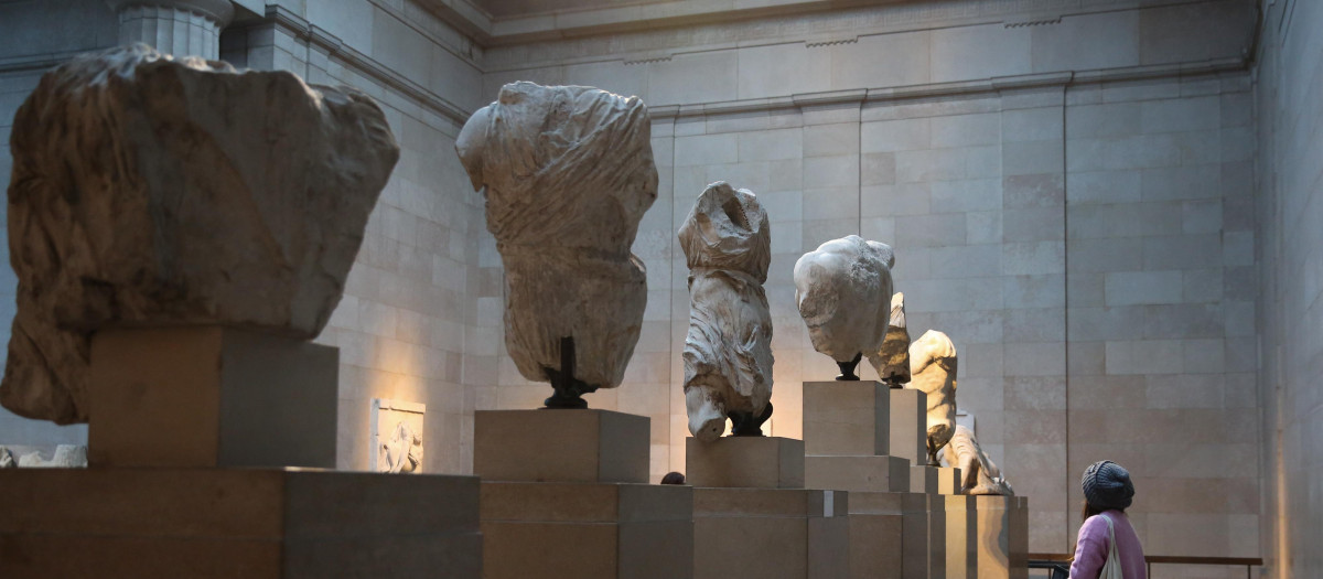 Mármoles del Partenón en el Museo Británico