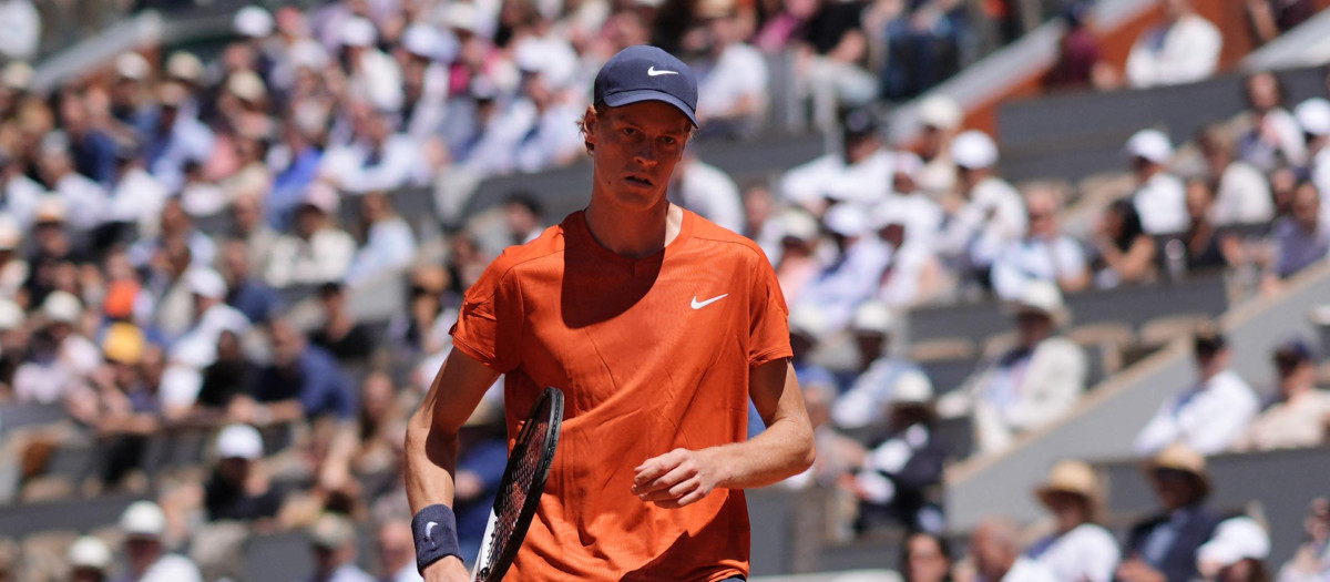Jannik Sinner, en Roland Garros 2024