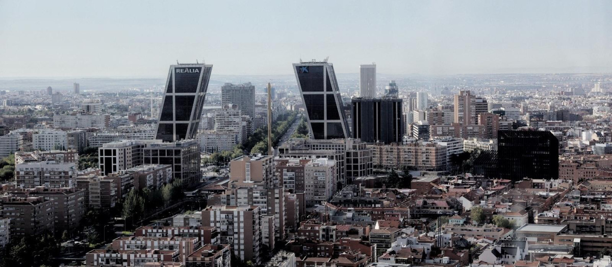 Vista panorámica de Madrid
