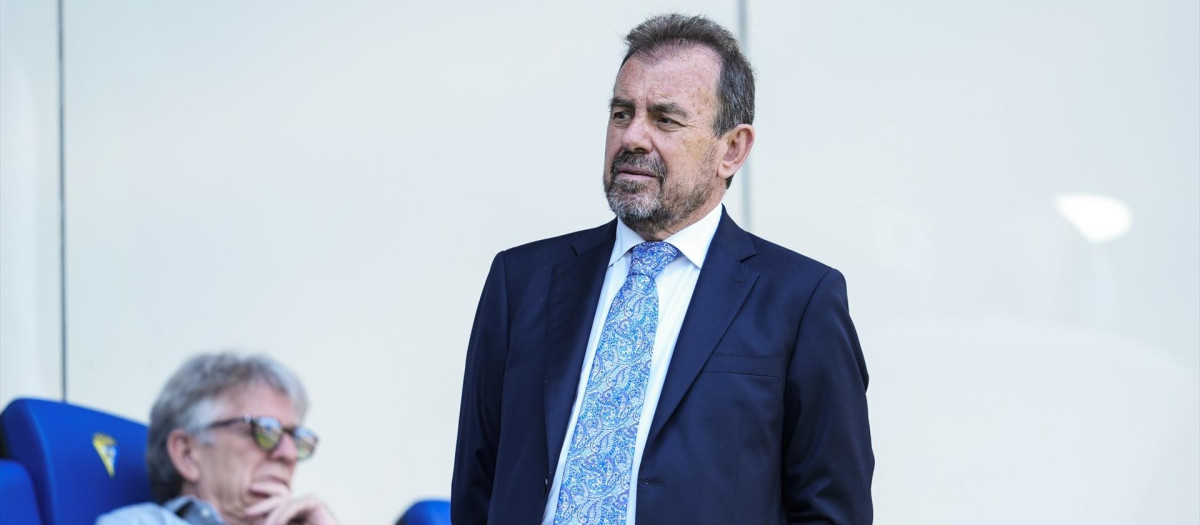 Ángel Torres, presidente del Getafe, en una imagen de archivo
