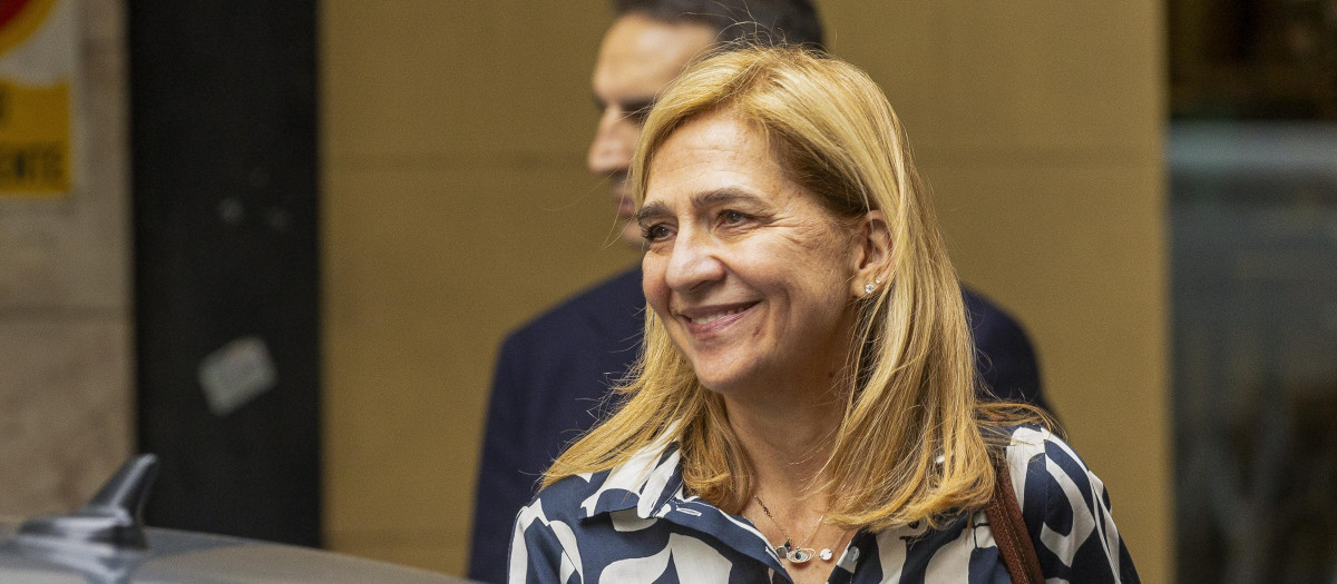 La Infanta Cristina, en Madrid