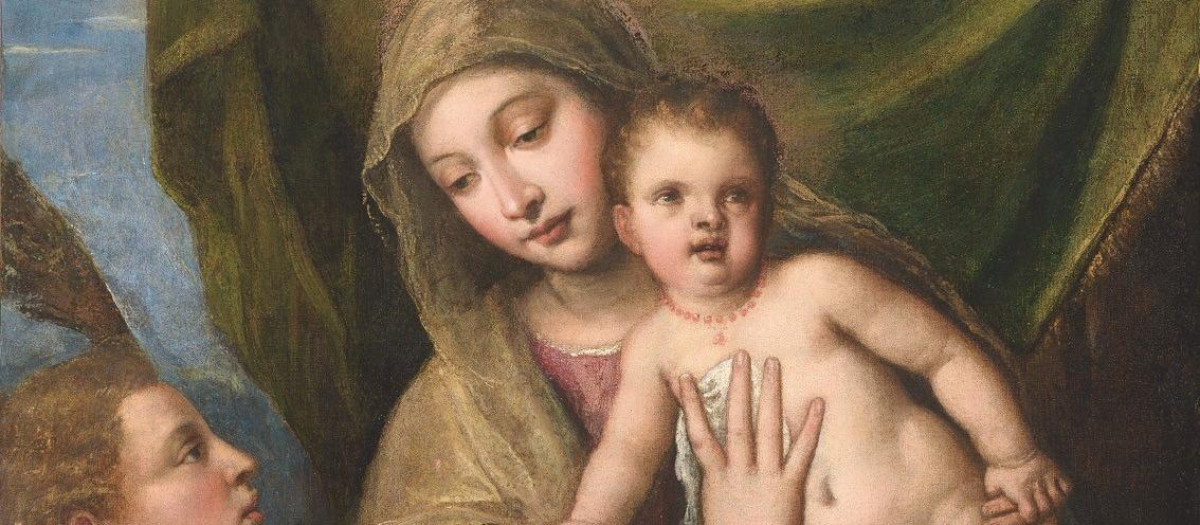 Virgen con el Niño y Santa María Magdalena, de Tiziano