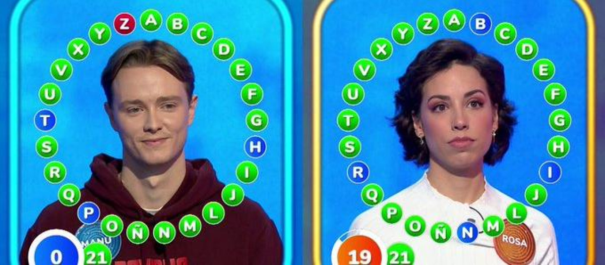 Manu y Rosa, en El Rosco de Pasapalabra