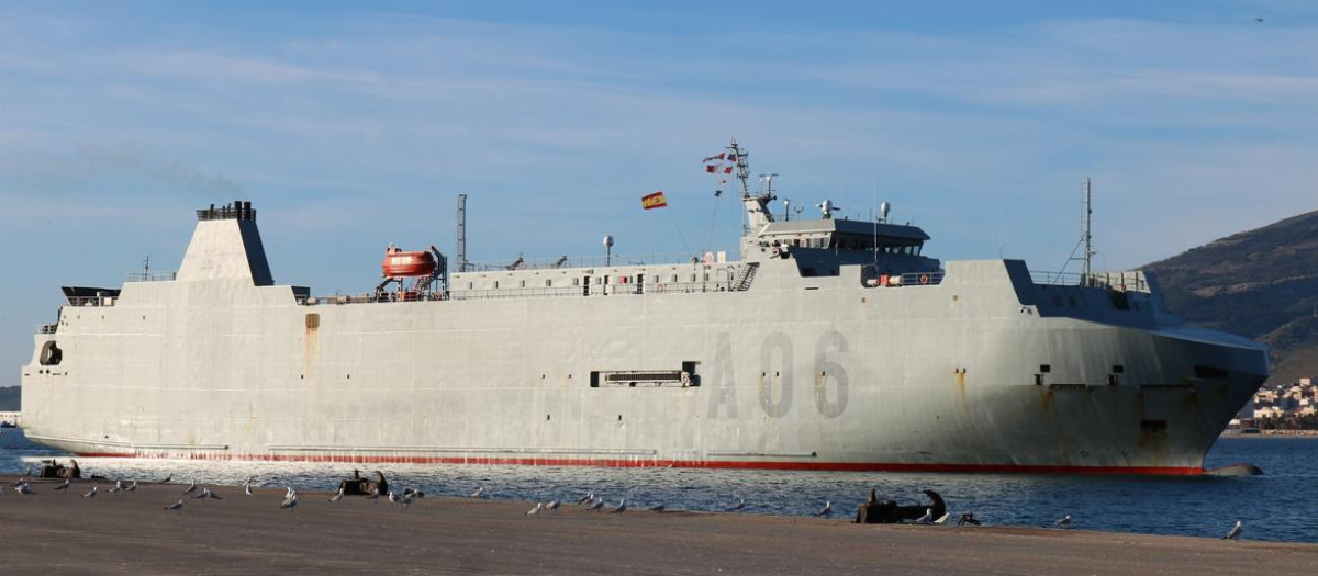 El buque Ysabel, en Melilla