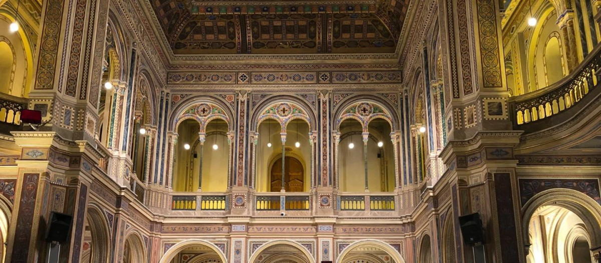 Interior de la capilla Alfonso el Magnánimo, en el Centro Cultural de la Beneficencia, Valencia