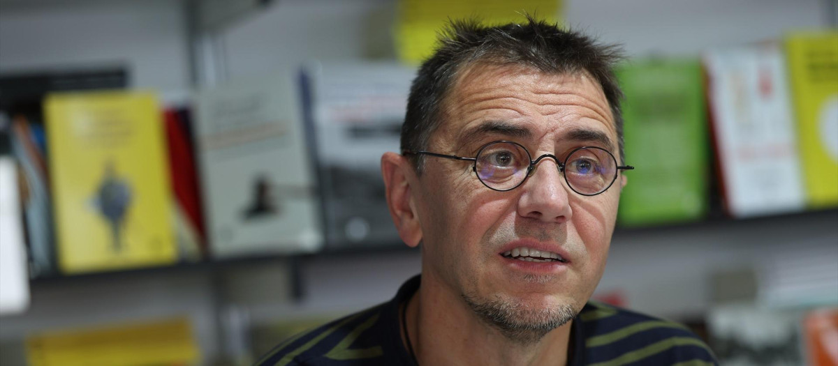 Juan Carlos Monedero, uno de los cofundadores de Podemos