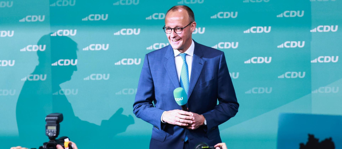 El vencedor de las elecciones, el democristiano Friedrich Merz.