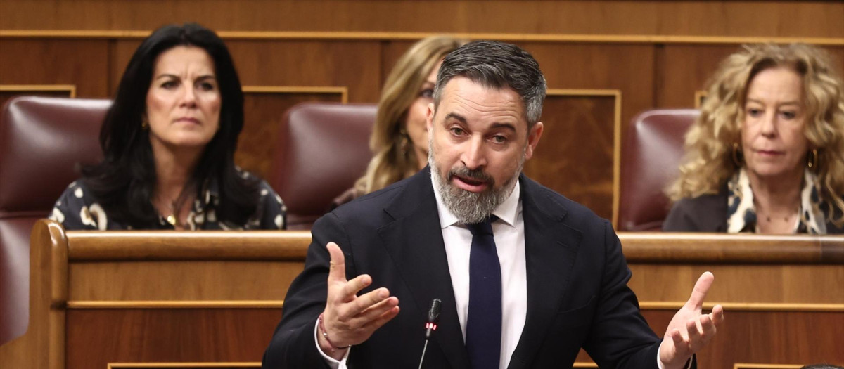 El presidente de Vox, Santiago Abascal