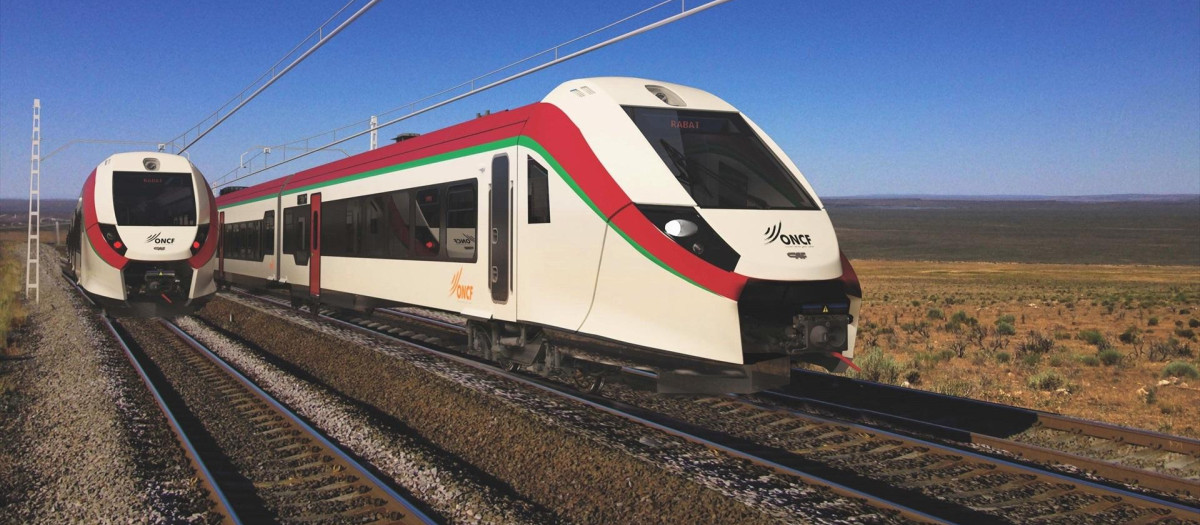 Diseño de trenes para el contrato de Marruecos.