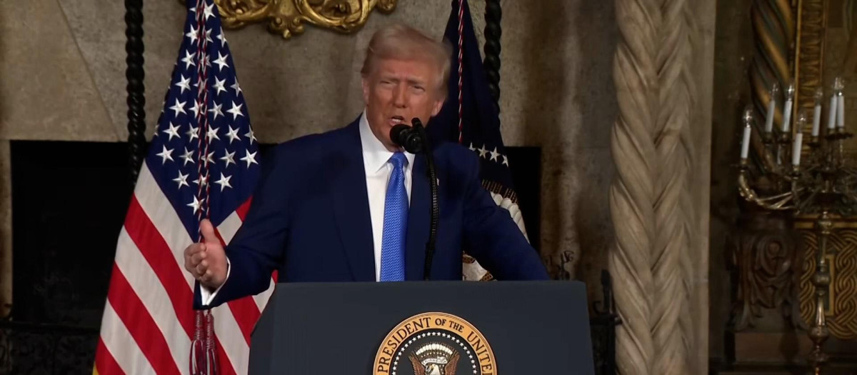 El presidente de Estados Unidos, Donald Trump