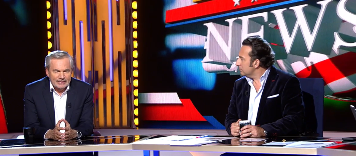 Martin Varsarsky e Iker Jiménez, en el programa de este jueves de Horizonte