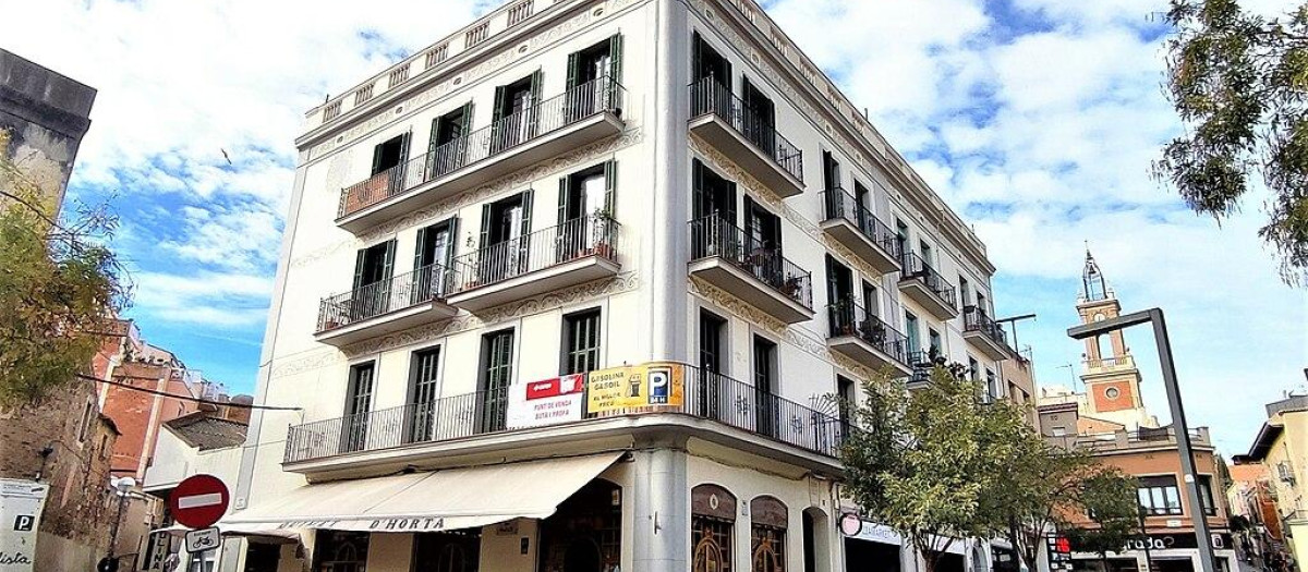 Fachada del Bar Quimet d'Horta en Barcelona