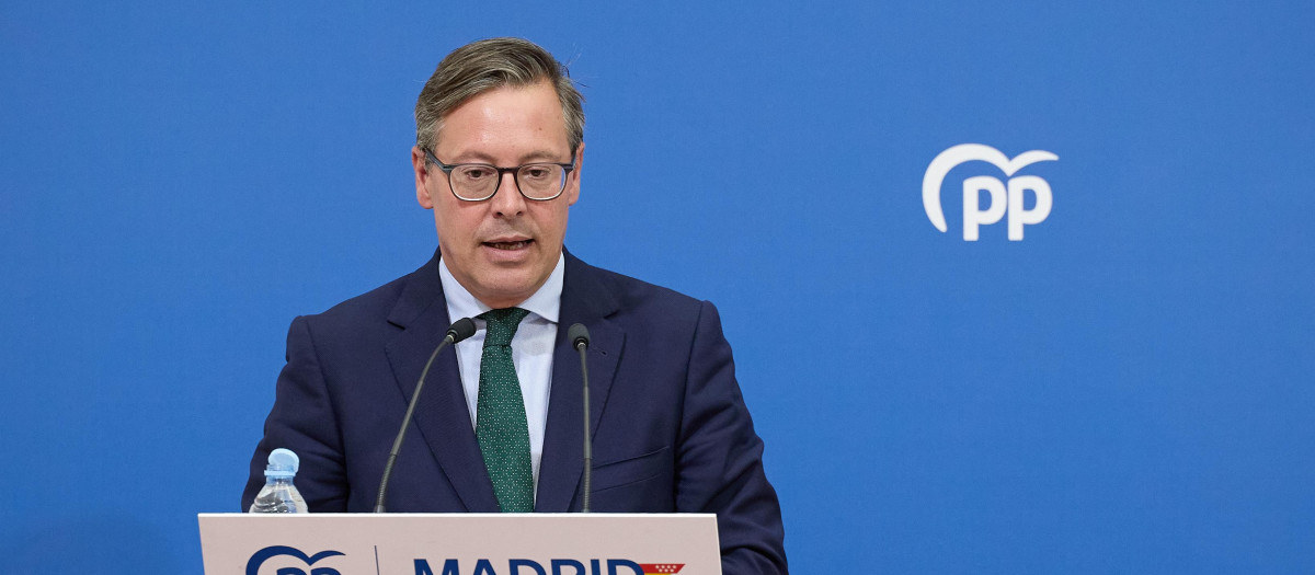 El secretario general del PP de Madrid, Alfonso Serrano
