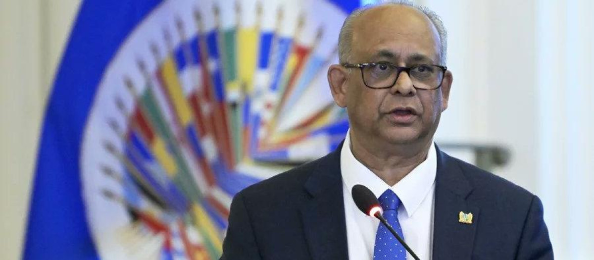Albert Ramdin, ministro de relaciones Exteriores de Surinam