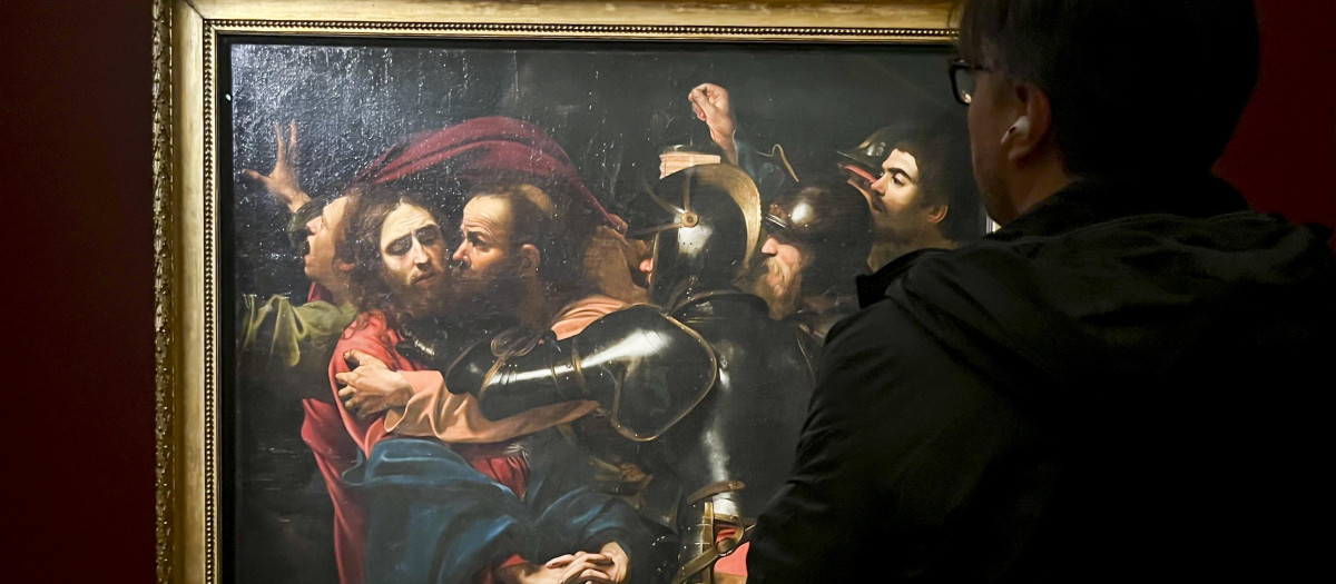 Roma expone cuadros de Caravaggio procedentes de todo el mundo en una exposición histórica