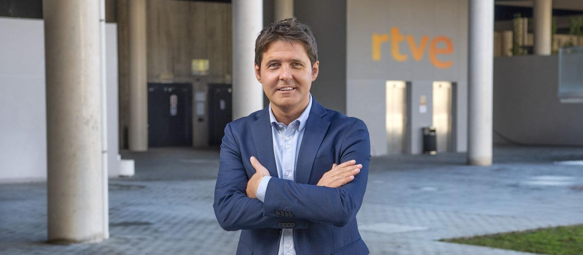 Jesús Cintora, durante su anterior etapa en TVE como presentador de Las cosas claras