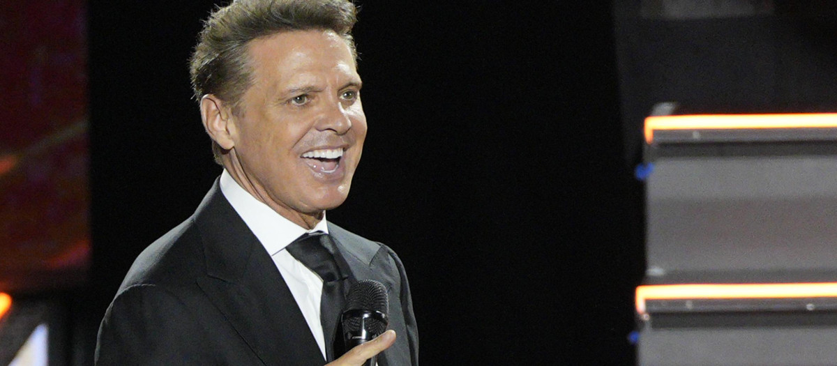Luis Miguel, en uno de los conciertos de su última gira