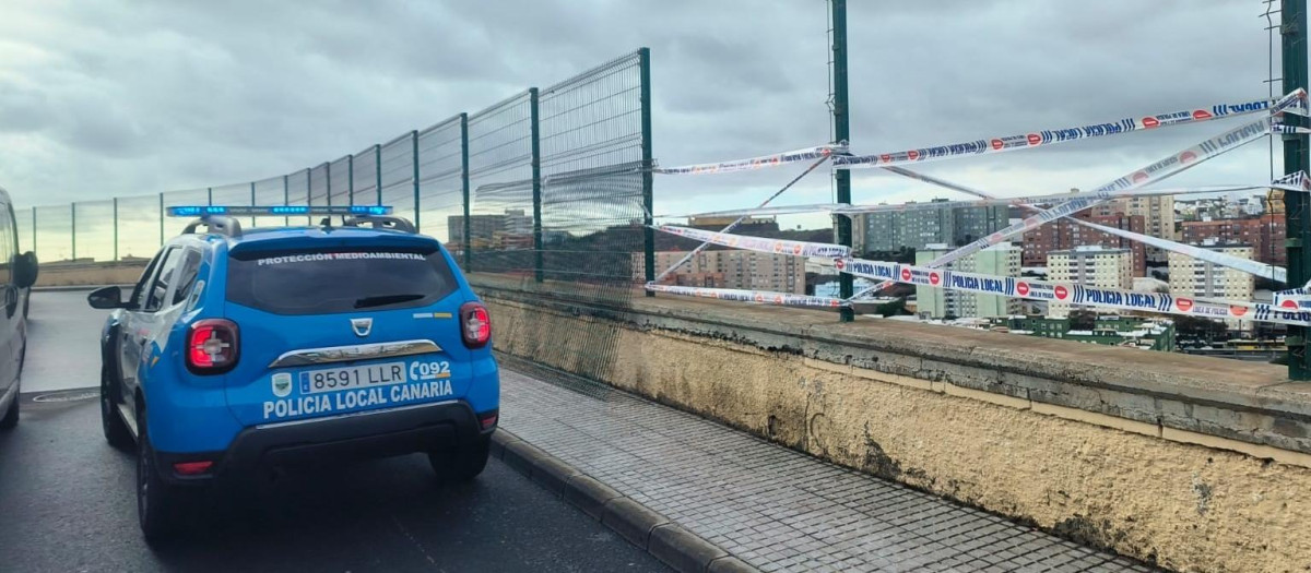 Vehículo de la Policía Local en Las Palmas de Gran Canaria
