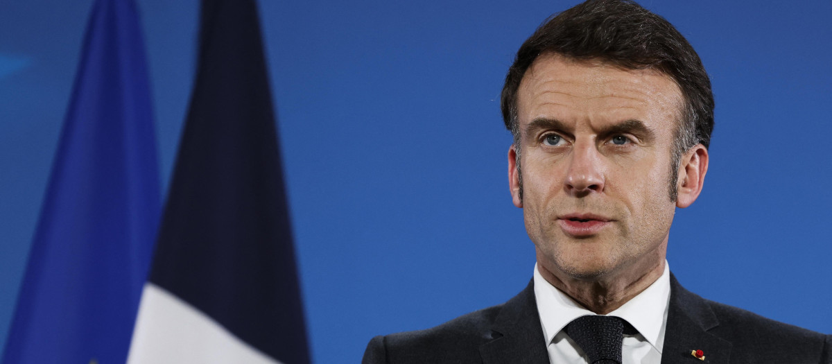 El presidente francés, Emmanuel Macron