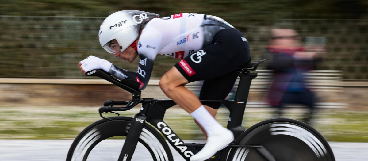 Juan Ayuso en el Tirreno Adriático