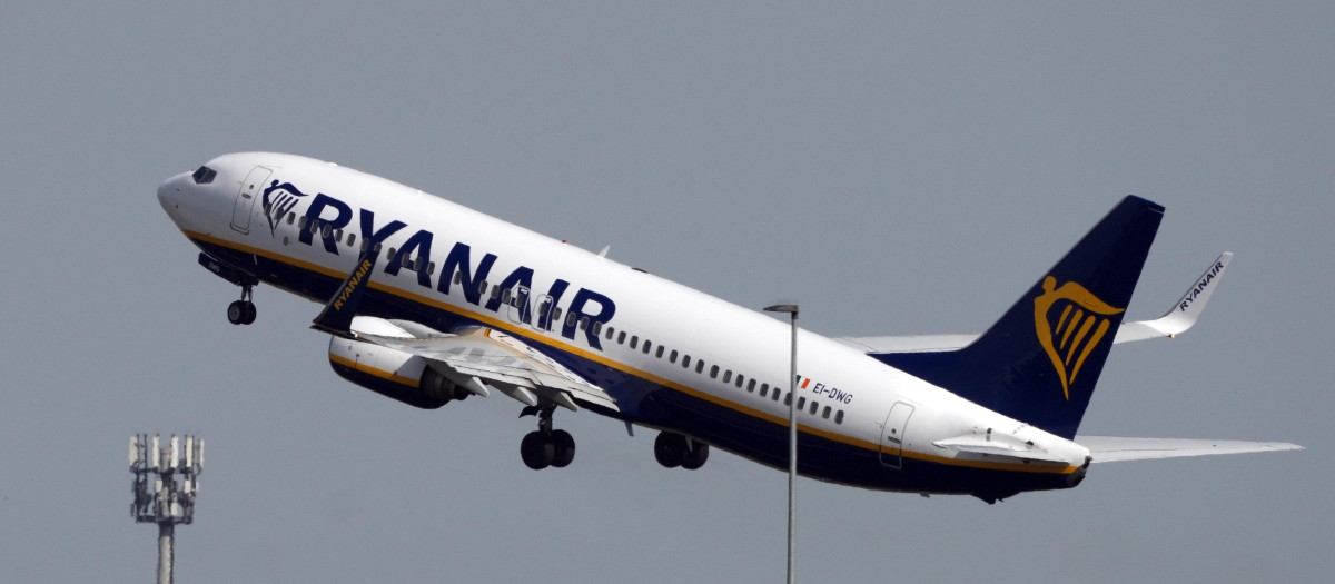 Un avión de Ryanair