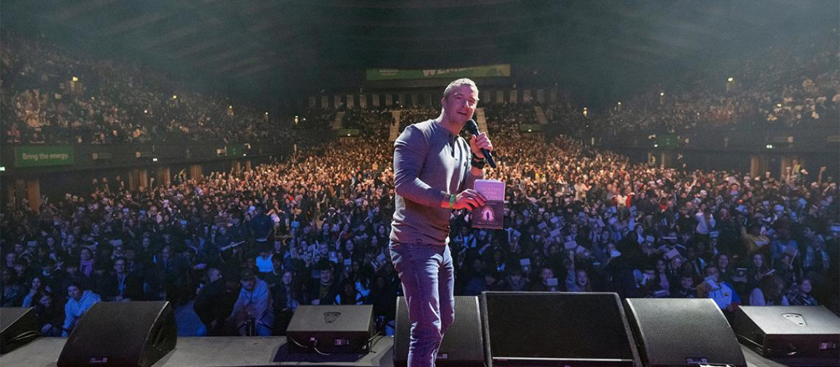 El conocido aventurero Bear Grylls fue una de las estrellas invitadas