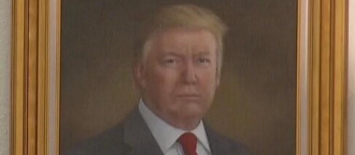 El retrato de Donald Trump