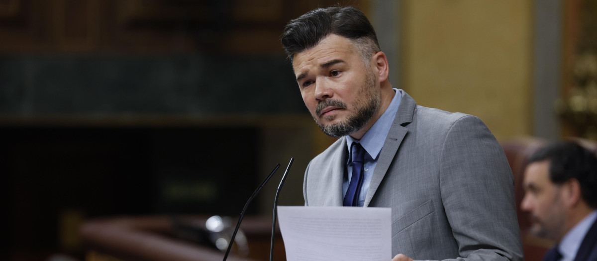 Rufián compara Israel y la Alemania nazi: «La diferencia entre Gaza y Auschwitz es que Gaza aún se puede parar»
