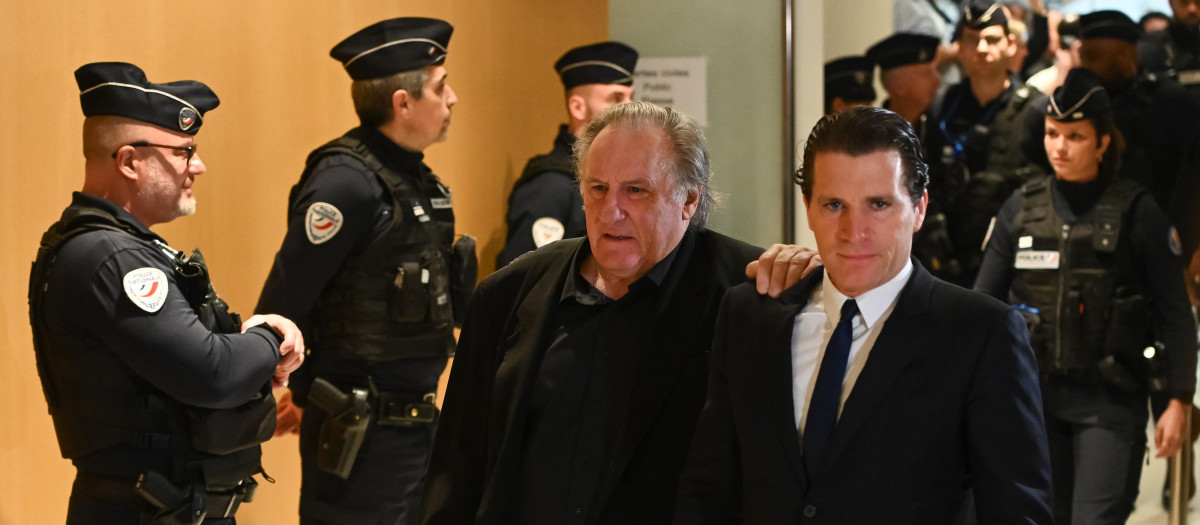 25 March 2025, France, Paris: French actor Gerard Depardieu arrives to the second day of his trial for sexual assault at the Paris Tribunal. Photo: Julien Mattia/Le Pictorium via ZUMA Press/dpa
Julien Mattia/Le Pictorium via Z / DPA
25/3/2025 ONLY FOR USE IN SPAIN