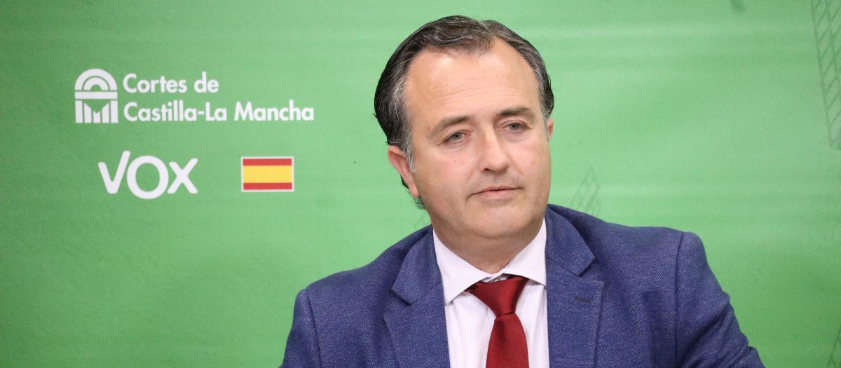 El presidente de Vox en Castilla-La Mancha, David Moreno