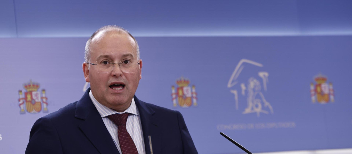 El portavoz del PP en el Congreso, Miguel Tellado