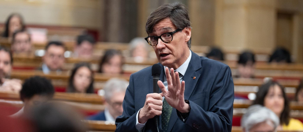Salvador Illa, exministro de Sanidad y actual presidente de Cataluña