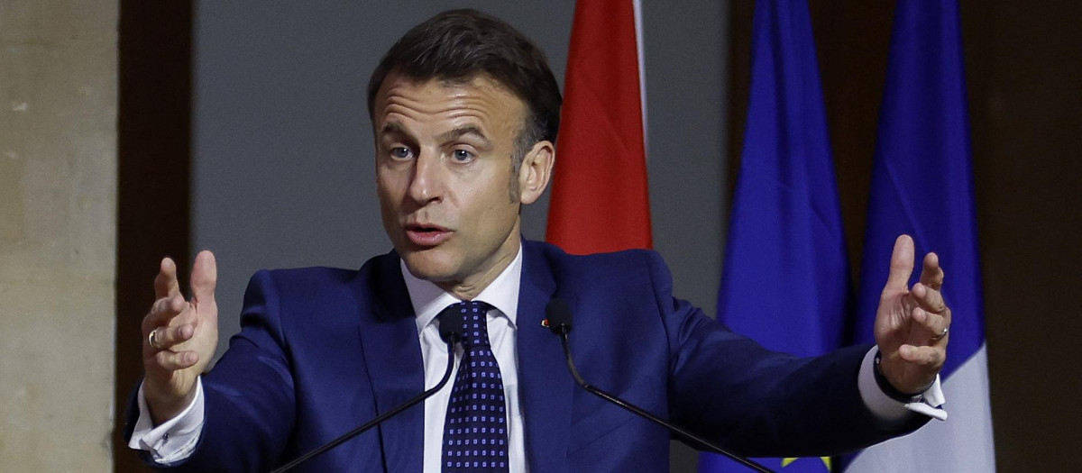 El presidente de Francia, Emmanuel Macron