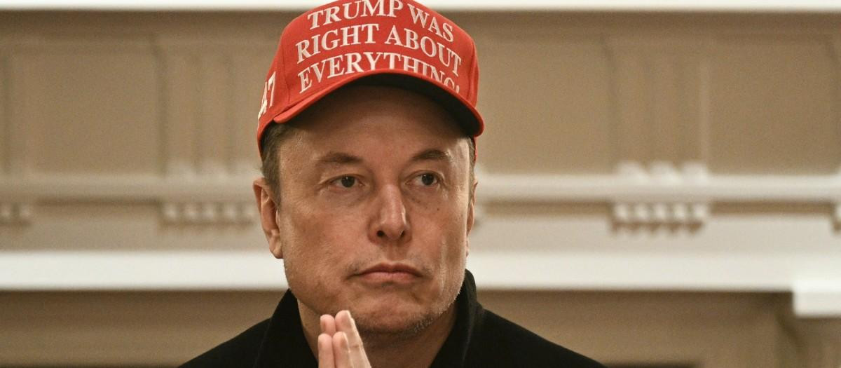 Elon Musk preside una reunión de gabinete en la Casa Blanca