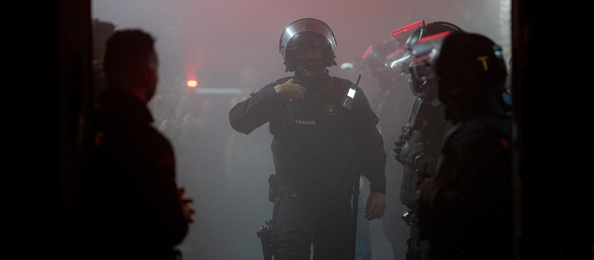 Imagen de la operación de este sábado efectuada por los Mossos d’Esquadra dentro del ‘Plan Kanpai’
