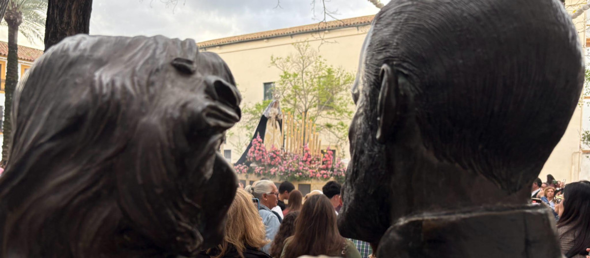 La dolorosa del Colegio de la Piedad, en la plaza de las Cañas