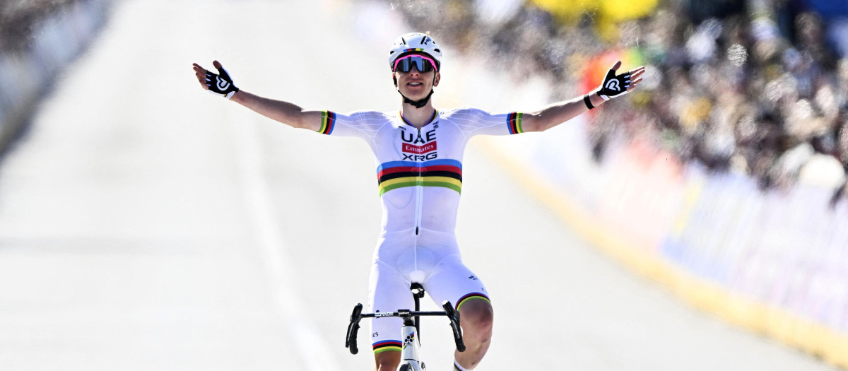 Tadej Pogacar ganó el Tour de Flandes